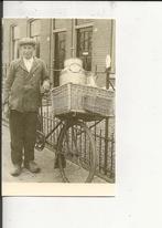 Dubbeldam Melkknecht J van der Veer met mandfiets, Ophalen of Verzenden, Ongelopen, Zuid-Holland