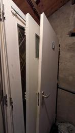 Jaren 50 deuren, Doe-het-zelf en Verbouw, Deuren en Horren, Ophalen, Gebruikt, Binnendeur, Glas