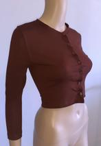 Bolero Bordeaux Missguided XS of 34, Verzenden, Zo goed als nieuw, Maat 34 (XS) of kleiner, Rood