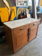 Vintage dressior met marmer blad, Huis en Inrichting, Ophalen, Zo goed als nieuw, 25 tot 50 cm