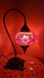 Oosterse Arabische tafellamp zwanenhals glasmozaiek, Oosters Arabisch 1001nacht Boho Ibiza Marrakech Marokkaans Turks, Nieuw, Ophalen of Verzenden