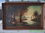 Mooi groot schilderij ,landschap!, Antiek en Kunst, Kunst | Schilderijen | Klassiek, Ophalen