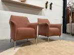 2 nieuw Leolux Mayuro Fauteuils Loft stof Design stoel, Huis en Inrichting, Leolux, Nieuw, 75 tot 100 cm, Ophalen of Verzenden