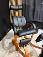 Stokke (Varier) Duo Balance Stoel -  als nieuw!, Huis en Inrichting, Stoelen, Ophalen, ., Zwart, Zo goed als nieuw