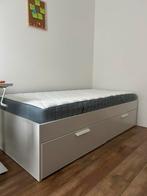 IKEA Brimnes Bed 80x200 inclusief matras - nieuw!, Ophalen, Eenpersoons, Wit, Zo goed als nieuw