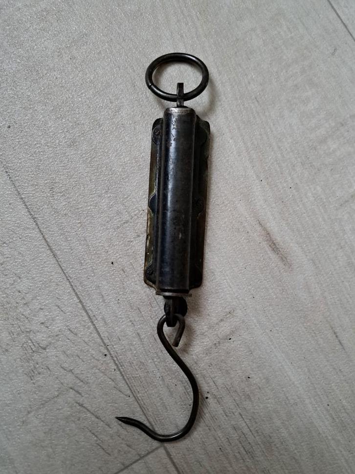 Hughes's pocket balance unster/weeghaak tot 12,5 kg, Antiek en Kunst, Antiek | Gereedschap en Instrumenten, Ophalen of Verzenden