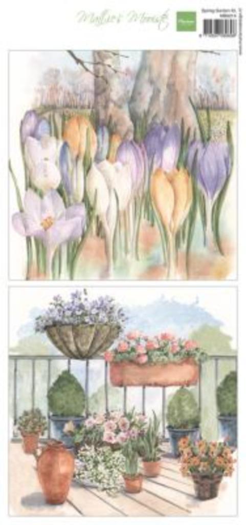 Marianne Design Spring Garden XL 14 x 29,7 cm MB0214, Hobby en Vrije tijd, Kaarten | Zelf maken, Nieuw, Overige typen, Natuur