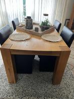 Eettafel, Huis en Inrichting, Ophalen, Gebruikt, Eikenhout, 50 tot 100 cm