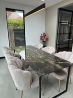 Marmeren eettafel - Port Laurent, Huis en Inrichting, Tafels | Eettafels, Ophalen, 200 cm of meer, 50 tot 100 cm, Zo goed als nieuw