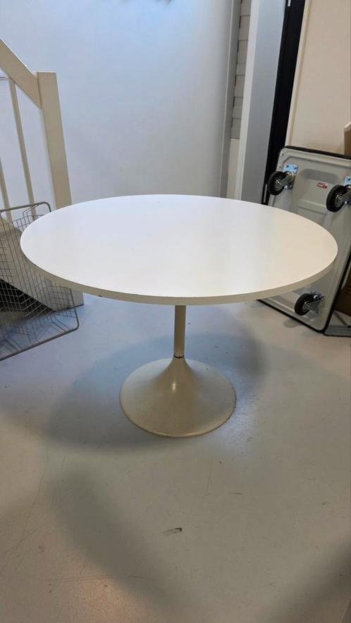 Jaren 70 spage age eetkamertafel, Huis en Inrichting, Tafels | Eettafels, Gebruikt, 100 tot 150 cm, 100 tot 150 cm, Rond, Ophalen