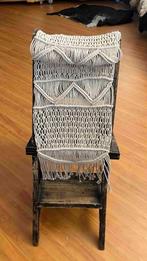 Vintage macramé tafelloper 180/37, Djt@dejuistetoon, Gebruikt, Ophalen of Verzenden, DeJuisteToon