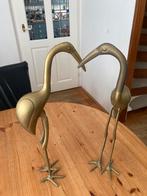 Twee Kraanvogels messing / koper / vintage, Ophalen