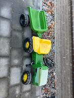 John Deere traktor met aanhanger - defect, Ophalen, Gebruikt, Overige merken, Met kar of aanhanger