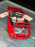 Porsche 911 Carrera 1:18 Bburago Italy rode Cabrio uit 1993, Hobby en Vrije tijd, Modelauto's | 1:18, Ophalen, Zo goed als nieuw
