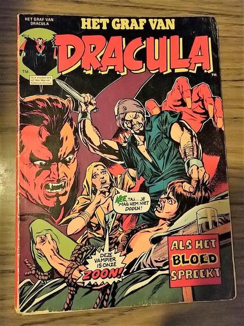1976 Het graf van Dracula - Als het bloed spreekt - Nr 6, Boeken, Strips | Comics, Gelezen, Eén comic, Europa, Ophalen of Verzenden