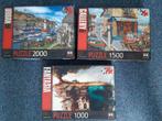 ART Collectie - 3 KS Games Puzzels, 2000,1500 EN 1000 St, Ophalen of Verzenden, Meer dan 1500 stukjes, Zo goed als nieuw, Legpuzzel