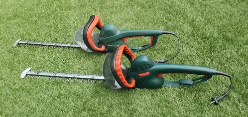 2 gereviseerde Metabo heggenscharen HS8755 & HS8355S, Tuin en Terras, Heggenscharen, Zo goed als nieuw, Elektrisch, Ophalen of Verzenden