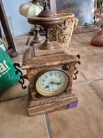 Antieke Pendule Klok met Marmeren Behuizing, Ophalen