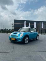 Mini 1.6s 16V Cooper S 2004 Blauw 170PK, Auto's, Mini, Voorwielaandrijving, Zwart, 4 cilinders, Leder en Stof