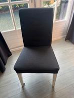 Witte stoel met Stoffen Bekleding Ikea, Ophalen, Gebruikt, Vier, Grijs
