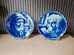 Boch Belgische blauwe borden, Ophalen of Verzenden