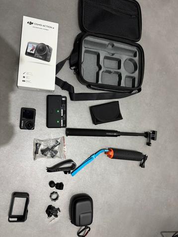Zo goed als nieuw DJI action 4 met super veel accessoires!  beschikbaar voor biedingen