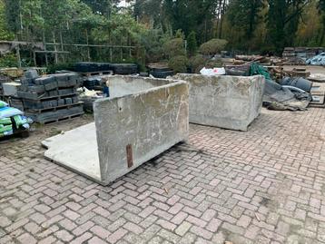 Keerwanden, L stenen , mega blocks , betonwand beschikbaar voor biedingen