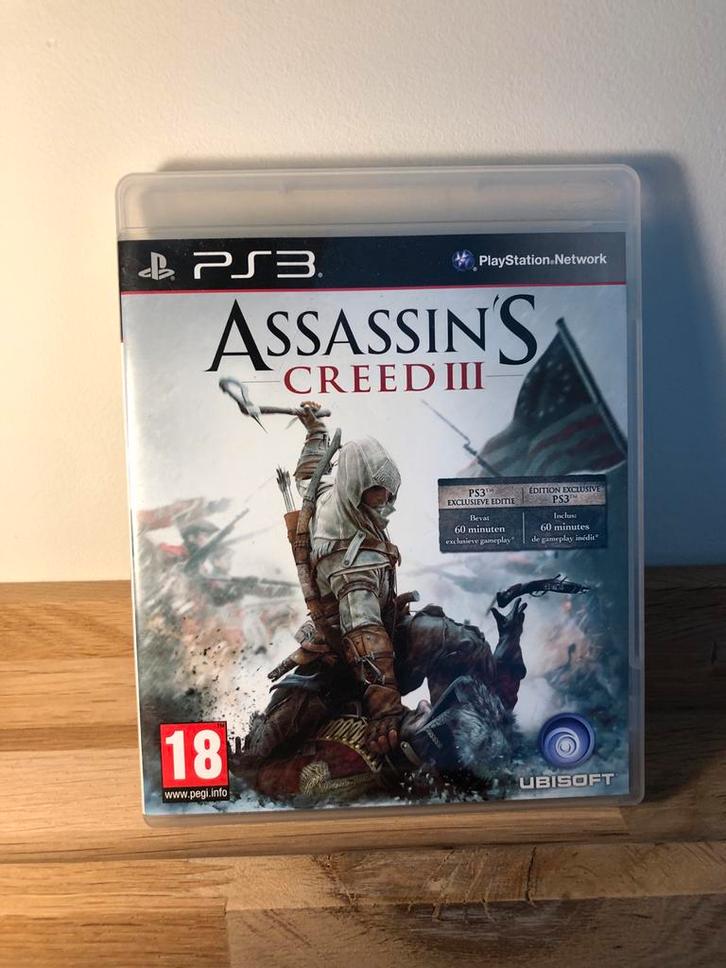 Assassin's Creed III - PS3, Spelcomputers en Games, Games | Sony PlayStation 3, Gebruikt, Avontuur en Actie, 1 speler, Vanaf 18 jaar