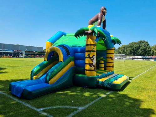 Springkussen aap te huur, Kinderen en Baby's, Speelgoed | Buiten | Springkussens, Gebruikt, Ophalen of Verzenden