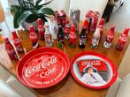 Coca cola flesjes 24 stuks + 2 Coca cola dienbladen, Verzamelen, Ophalen of Verzenden