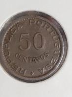 Angola |  50 centavos 1953, Postzegels en Munten, Munten | Afrika, Ophalen of Verzenden, Losse munt, Overige landen