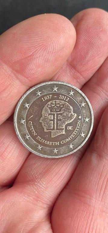 munt:  2 EURO BELGIË ‘KONINGIN ELIZABETH MUZIEKWEDSTRIJD’ beschikbaar voor biedingen
