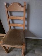 6 geloogd eiken stoelen, Ophalen of Verzenden