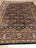 Perzisch tapijt handgeknoopt Herati vloerkleed wol vintage, 200 cm of meer, 150 tot 200 cm, Bruin, Rechthoekig