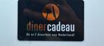 Diner cadeaubon twv €100, Tickets en Kaartjes, Twee personen, Cadeaubon