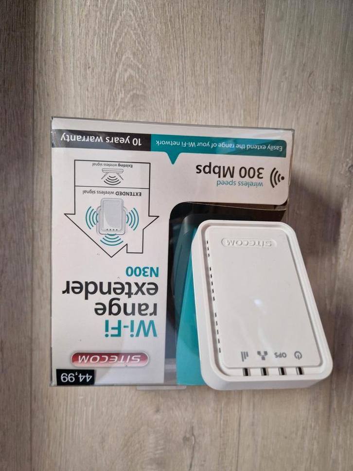 Sitecom WiFi Range Extender N300, Computers en Software, WiFi-versterkers, Nieuw, Ophalen of Verzenden