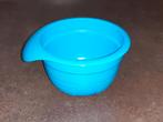 Tupperware mini mixer kom 650 ml blauw, Ophalen of Verzenden, Zo goed als nieuw, Blauw