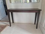 Sidetable donkerbruin, Huis en Inrichting, Tafels | Sidetables, Ophalen, Gebruikt, 100 tot 150 cm, 25 tot 50 cm