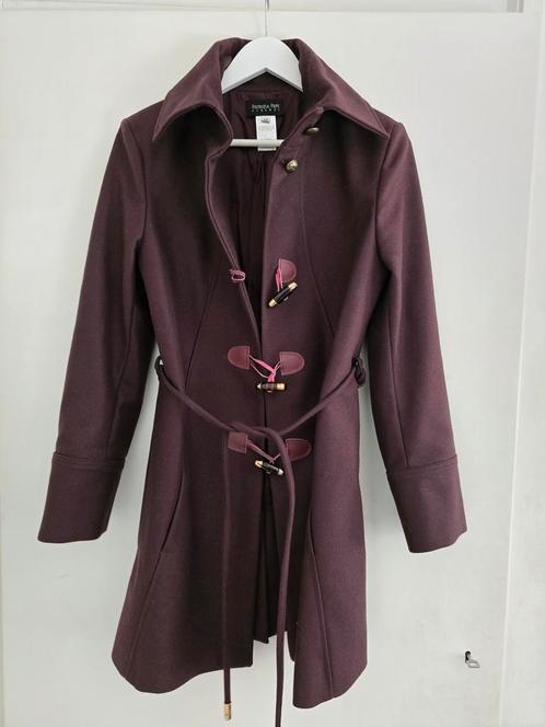 NIEUW Patrizia Pepe mantel maat 46, Kleding | Dames, Jassen | Winter, Nieuw, Maat 46/48 (XL) of groter, Paars, Ophalen of Verzenden