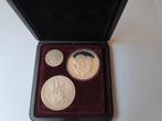 Muntset 1/2 gulden Wilhelmina 2 1/2 gulden Willem III zilver, Postzegels en Munten, Munten | Nederland, Koning Willem III, Zilver