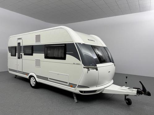 Hobby De Luxe 495 UL Enkele bedden Rolbed Voortent, Caravans en Kamperen, Caravans, Bedrijf, Rondzit, Hobby, 2 aparte bedden, 4 tot 5 meter