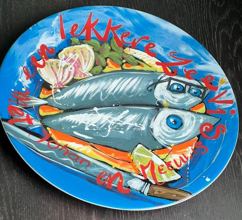 Gelimiteerde uitgave bord Selwyn Senatori “Johan en Meeuwis”, Antiek en Kunst, Kunst | Designobjecten, Ophalen of Verzenden