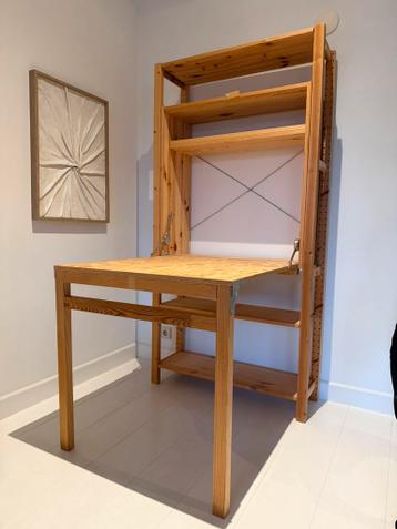 Ikea Ivar stellingkast met klaptafel - afbeelding 1