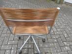 BONACINA Miss B bureaustoel design TITO AGNOLI leder leer, Huis en Inrichting, Ophalen, Gebruikt, Overige kleuren, Bureaustoel