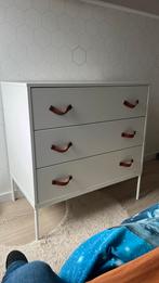 Commode wit, Huis en Inrichting, Kasten | Ladekasten, Ophalen, 50 tot 100 cm, Zo goed als nieuw, 3 of 4 laden