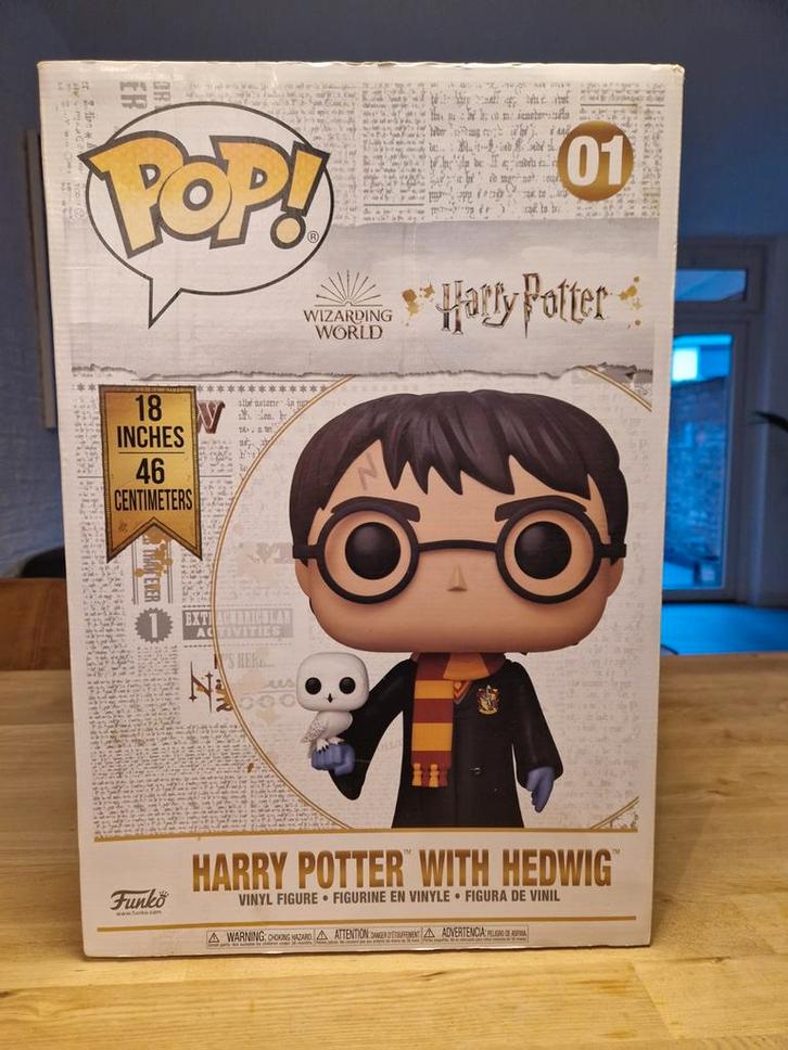 Harry Potter Funko Pop! MET Hedwig 18 inch, Hobby en Vrije tijd, Overige Hobby en Vrije tijd, Zo goed als nieuw, Ophalen of Verzenden