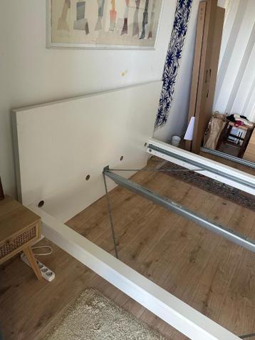 MALM ikea white bedframe - afbeelding 3