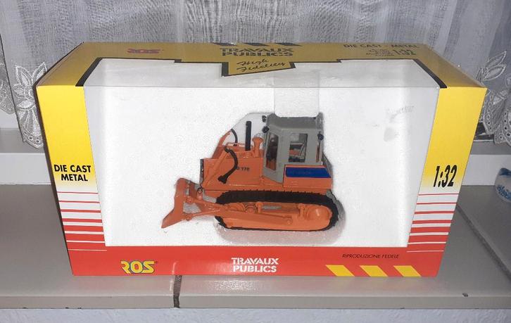 Fiat bulldozer ROS, Hobby en Vrije tijd, Modelauto's | 1:32, Nieuw, Auto, Overige merken, Ophalen of Verzenden
