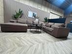 ZGAN Velvet Velours U Bank/Hoekbank - Taupe - 365cm, Ophalen, Eric custer hotel chique hoekbank u bank groot velours velvet, -