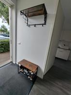 kapstok en schoenenrek, Huis en Inrichting, Woonaccessoires | Kapstokken, Zo goed als nieuw, Minder dan 100 cm, Metaal, Ophalen